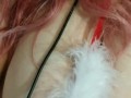 4k Big Tit babe moans & Cums in panties