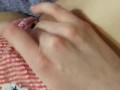 4k Big Tit babe moans & Cums in panties