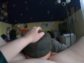 Curvy Teen Sucks Dick then Gets Fucked from Behind