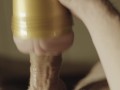 Big white dick fucking fleshlight POV [4K High Quality]
