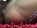 Dildo Fucking Tight Ebony Pussy Until Creamy Squirt