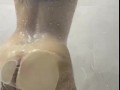 PAWG Dildo Riding & Clit Vibe In The Shower Female Orgasm ASMR
