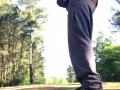 Public dick flashing at golf course 