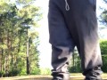 Public dick flashing at golf course 