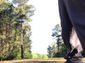 Public dick flashing at golf course 