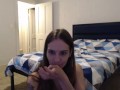 webcam show with glass toy