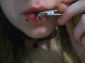 Sharkky Smoking, Choking, & Spitting  