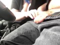 Slutwife giving a bj on tinder hook up at a park while hubby waits