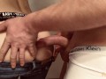 My first assjob and cum on my ass