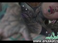 Tattoo pussy tease - Anuskatzz ink alternative sexy fetish teasing play
