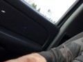 Huge 65 mph climax orgasm in busy traffic, Loud cussing moaning cumshot