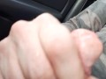 Huge 65 mph climax orgasm in busy traffic, Loud cussing moaning cumshot
