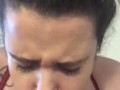 Sloppy spitting blowjob