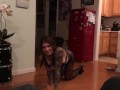felicity feline submissive blow job
