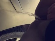 I bet I could pee on your car too