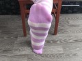 sexy girl dress new knee socks foot fetish