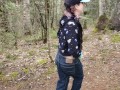 Standing Outdoor Piss In The Same Jeans As Earlier