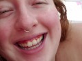 giantess GF shrinks me, teases me with feet and puts me inside BBW pussy