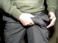 Bulge grabbing Cock not Bulge shaping a thick big cock