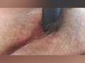 BBW cutie masturbating in hammock outside