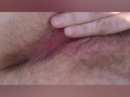 BBW cutie masturbating in hammock outside