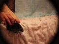 Beautiful Tiny Feet Into Black Stocking Just For You