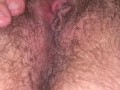HD hairy pussy solo masturbation 4K with deep, heavy cum contractions