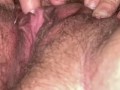 HD hairy pussy solo masturbation 4K with deep, heavy cum contractions