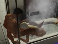 Blowjob in the shower! Made a stepsister | porno game, 3d, sims sex