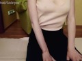 ASMR EAR ORGAMS teen shows off body