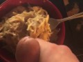 Me cumming in my food and eating it.