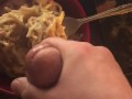 Me cumming in my food and eating it.