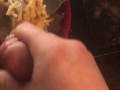 Me cumming in my food and eating it.