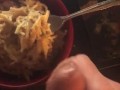 Me cumming in my food and eating it.