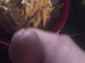 Me cumming in my food and eating it.