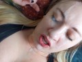BIGGEST FACIAL ON PORNHUB - Blonde Girl Destroyed Face Fuck
