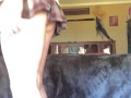 MILF masturbating in cheeky school girl skirt