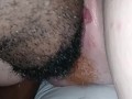 Wettest pussy takes anal from bbc DOM. Creampie