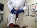 Doctor tries to make tent then cums