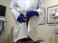 Doctor tries to make tent then cums