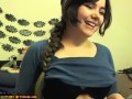 Annoying Camgirl Flashes Big Ass and Tits