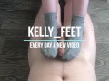 teen footjob & sockjob with gray nike socks after training cumshot