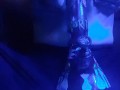 Stoner Babe Smokes a Huge Bong Hit and Plays With Tits