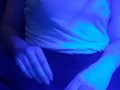 Stoner Babe Smokes a Huge Bong Hit and Plays With Tits
