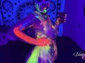 Slow and Sensual Glowpaint & Oil Dancing