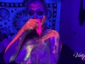 Slow and Sensual Glowpaint & Oil Dancing