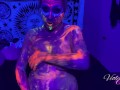 Slow and Sensual Glowpaint & Oil Dancing