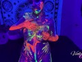 Slow and Sensual Glowpaint & Oil Dancing