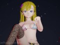 MMD R18 4k Blonde Misaka Aylin with a pink bikini - Dub Zap - 1037