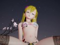 MMD R18 4k Blonde Misaka Aylin with a pink bikini - Dub Zap - 1037